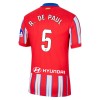 Maglia ufficiale Atlético Madrid R. De Paul 5 Casa 2024-25 per Bambino